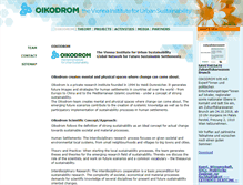 Tablet Screenshot of oikodrom.org